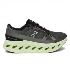 On Cloudeclipse Nero Verde - Scarpe Running Uomo