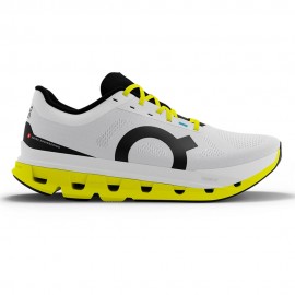 On Cloudflow 5 Bianco Lime - Scarpe Running Uomo