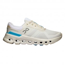 On Cloudrunner 2 Bianco Azzurro - Scarpe Running Donna