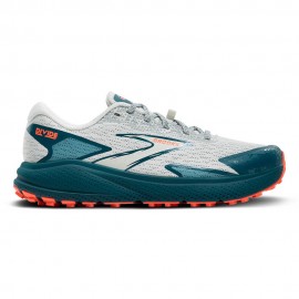 Brooks Divide 5 Blu Bianco Corallo - Scarpe Trail Running Donna