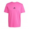 ADIDAS Maglietta Palestra Small Logo Fuxia Uomo