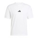ADIDAS Maglietta Palestra Small Logo Bianco Uomo