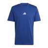 ADIDAS Maglietta Palestra Small Logo Blu Uomo