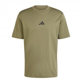 ADIDAS Maglietta Palestra Small Logo Verde Uomo
