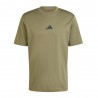 ADIDAS Maglietta Palestra Small Logo Verde Uomo