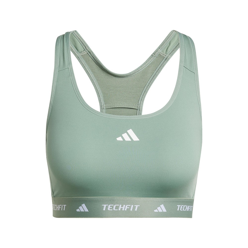 ADIDAS Reggiseno Sportivo Tech Fit Verde Donna