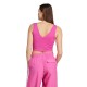 ADIDAS Top Palestra Fuxia Donna