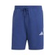 ADIDAS Shorts  Essential 3-Stripes French Terry Blu Uomo