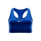 Nike Reggiseno Sportivo Medium S Swoosh Blu Donna