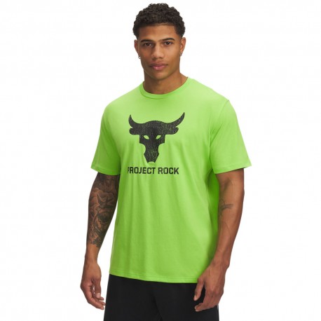 Under Armour Maglietta Palestra Lime The Rock Giallo Uomo