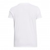 Under Armour Maglietta Palestra Logo Centrale Bianco Donna