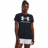 Under Armour Maglietta Palestra Rival Big Logo Nero Donna