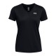 Under Armour Maglietta Palestra Scollo V Nero Donna