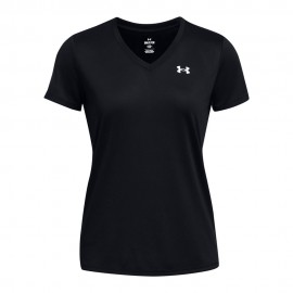 Under Armour Maglietta Palestra Scollo V Nero Donna