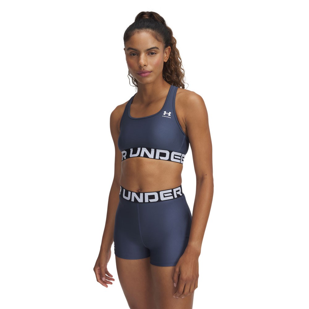 Under Armour Reggiseno Sportivo Medium Support Grigio Donna