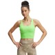 Under Armour Reggiseno Sportivo Project Rock Lime Donna