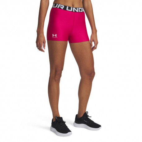 Under Armour Shorts Sportivi Corto Big Logo Fuxia Donna