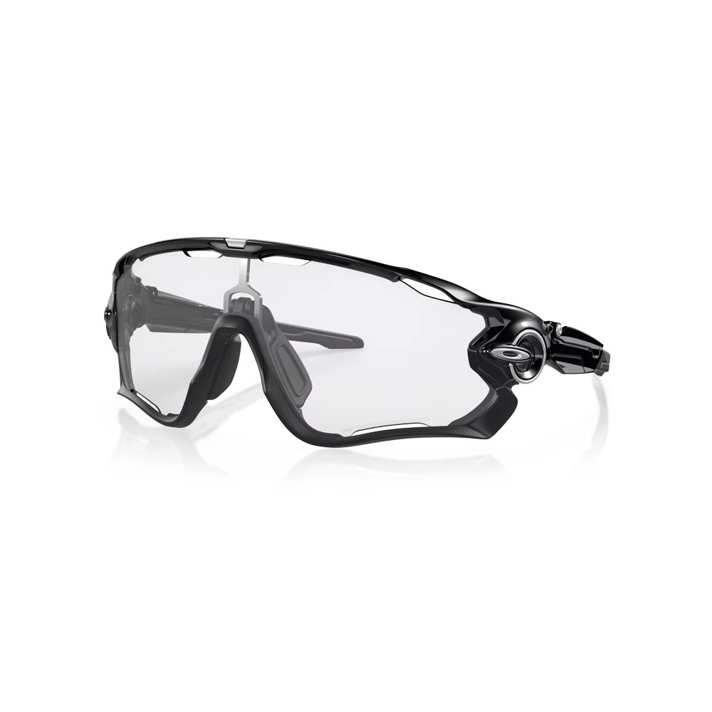 Oakley Occhiali Ciclismo Jawbreaker Pol Blk Clear-Nero Photo Irid