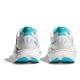 Hoka Clifton 10 Bianco Skyward Blu - Scarpe Running Uomo