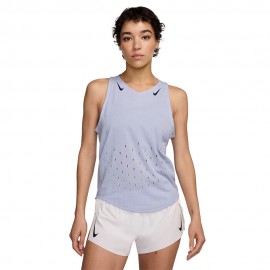 Nike Canotta Dri-Fit Adv Aeroswift Ghost BLU Void Donna