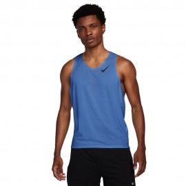 Nike Canotta Dri-Fit Aeroswift Comet BLU Nero Uomo