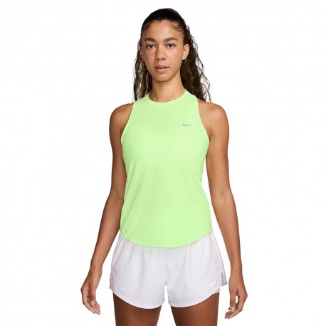 Nike Canotta Dri-Fit Barely Volt Reflective Argento Donna
