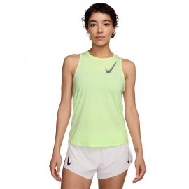 Nike Canotta Dri-Fit One Swoosh Barely Volt Donna