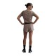 Nike Maglia Running Dri-Fit Swift Mink Brown Reflective Argento Donna