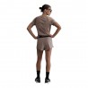 Nike Maglia Running Dri-Fit Swift Mink Brown Reflective Argento Donna