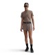 Nike Maglia Running Dri-Fit Swift Mink Brown Reflective Argento Donna
