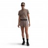 Nike Maglia Running Dri-Fit Swift Mink Brown Reflective Argento Donna