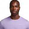 Nike Maglia Running Dri-Fit Uv Miler Hydrangeas Reflective Argento Uomo