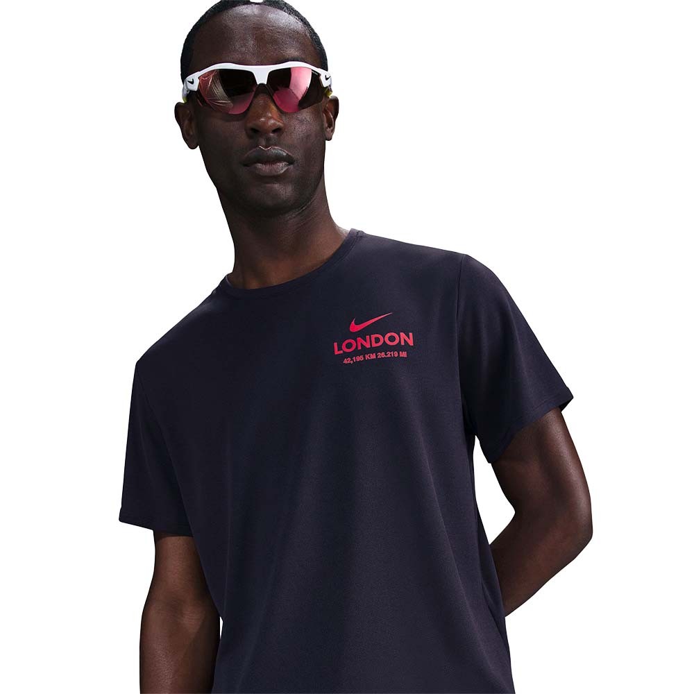 Nike Maglia Running Miler City Marathon Cave Purple Uomo
