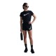 Nike Pantaloncini Running 8" Opne Swoosh Nero Donna