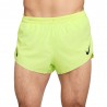 Nike Pantaloncini Running Dri-Fit 2" Aeroswift Lt Lemon Twist Nero Uomo