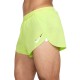 Nike Pantaloncini Running Dri-Fit 2" Aeroswift Lt Lemon Twist Nero Uomo