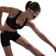 Nike Pantaloncini Running Tight 4" Swift Nero Reflective Argento Donna