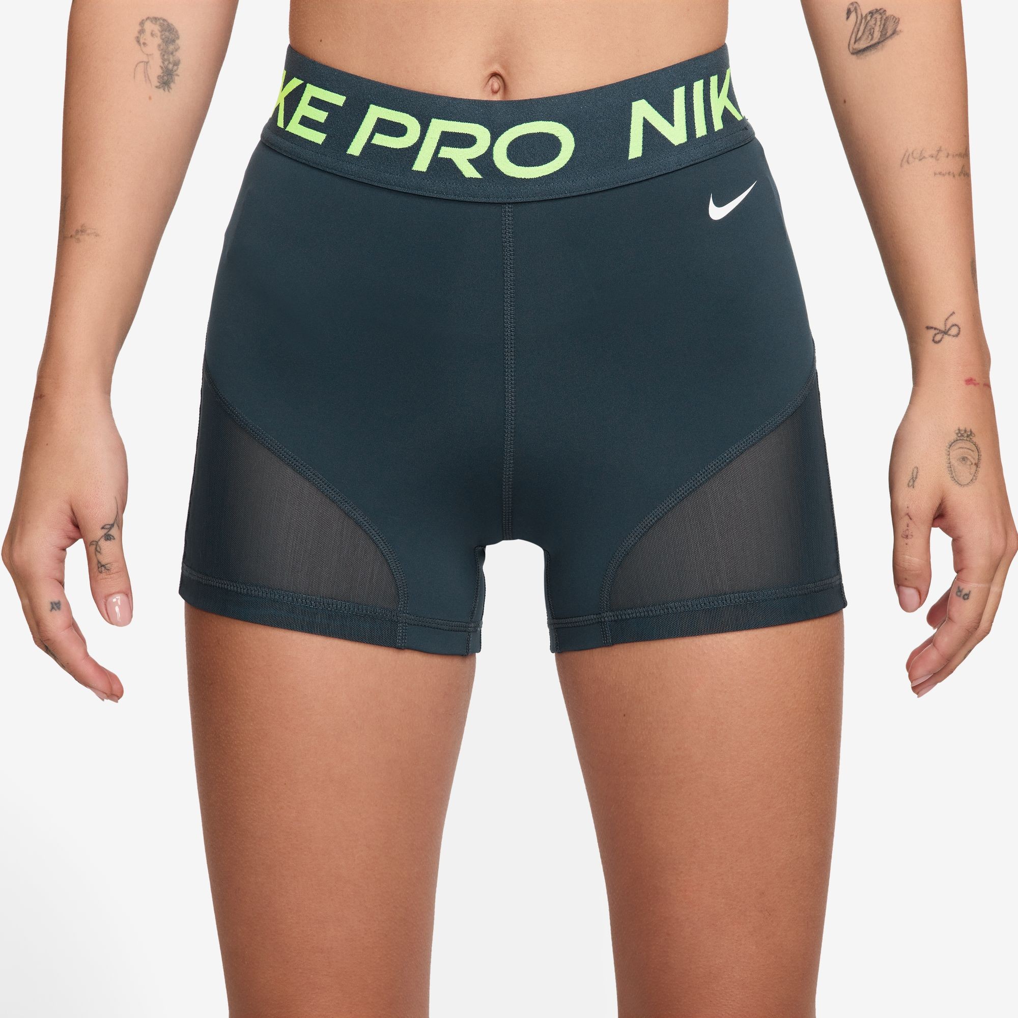 Nike Pro Shorts Sportivi Blu Donna
