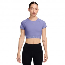 Nike Pro Top Palestra Multiswoosh Viola Donna