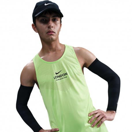 Nike Canotta Stride City Marathon Lime Blast Uomo