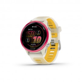 Garmin Forerunner 570 42Mm Bone Raspberry Mango