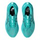 Asics Novablast 5 Wave Teal Nero - Scarpe da Running Uomo