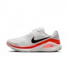 Nike Structure 26 Bianco Nero-Bright Crimson - Scarpe Running Uomo