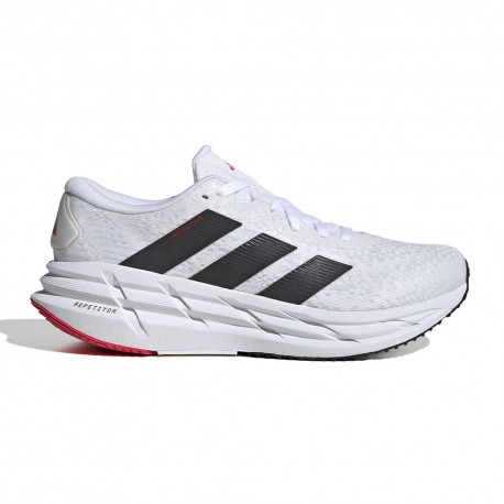 Adidas Adistar 4 Bianco Carbon Pure Ruby - Scarpe Running Uomo