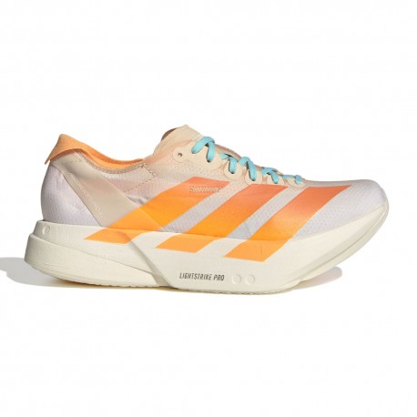Adidas Adizero Adios Pro 4 Crystal Sand Flash Arancio  - Scarpe Running Donna