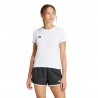ADIDAS T-Shirt Running Adizero Essentials Bianco Donna