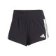 ADIDAS Pantaloncini Running Adizero Gel Nero Donna