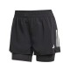 ADIDAS Pantaloncini Running Otr B 2In1 Nero Donna