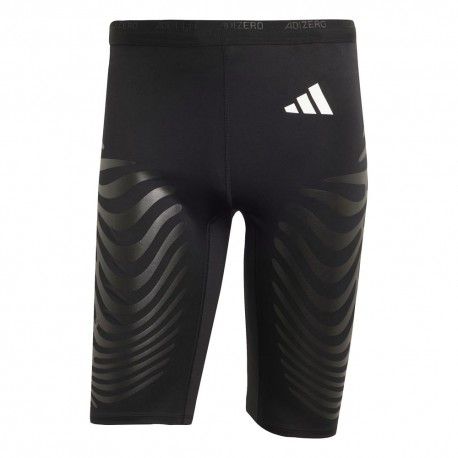 ADIDAS Pantaloncini Running Tights Adizero Nero Uomo