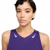 Nike Canotta Running Aeroswift Court Purple Bianco Donna